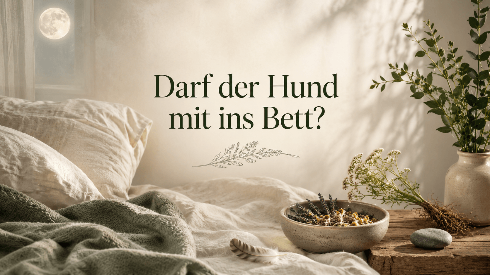 Darf der Hund mit ins Bett?