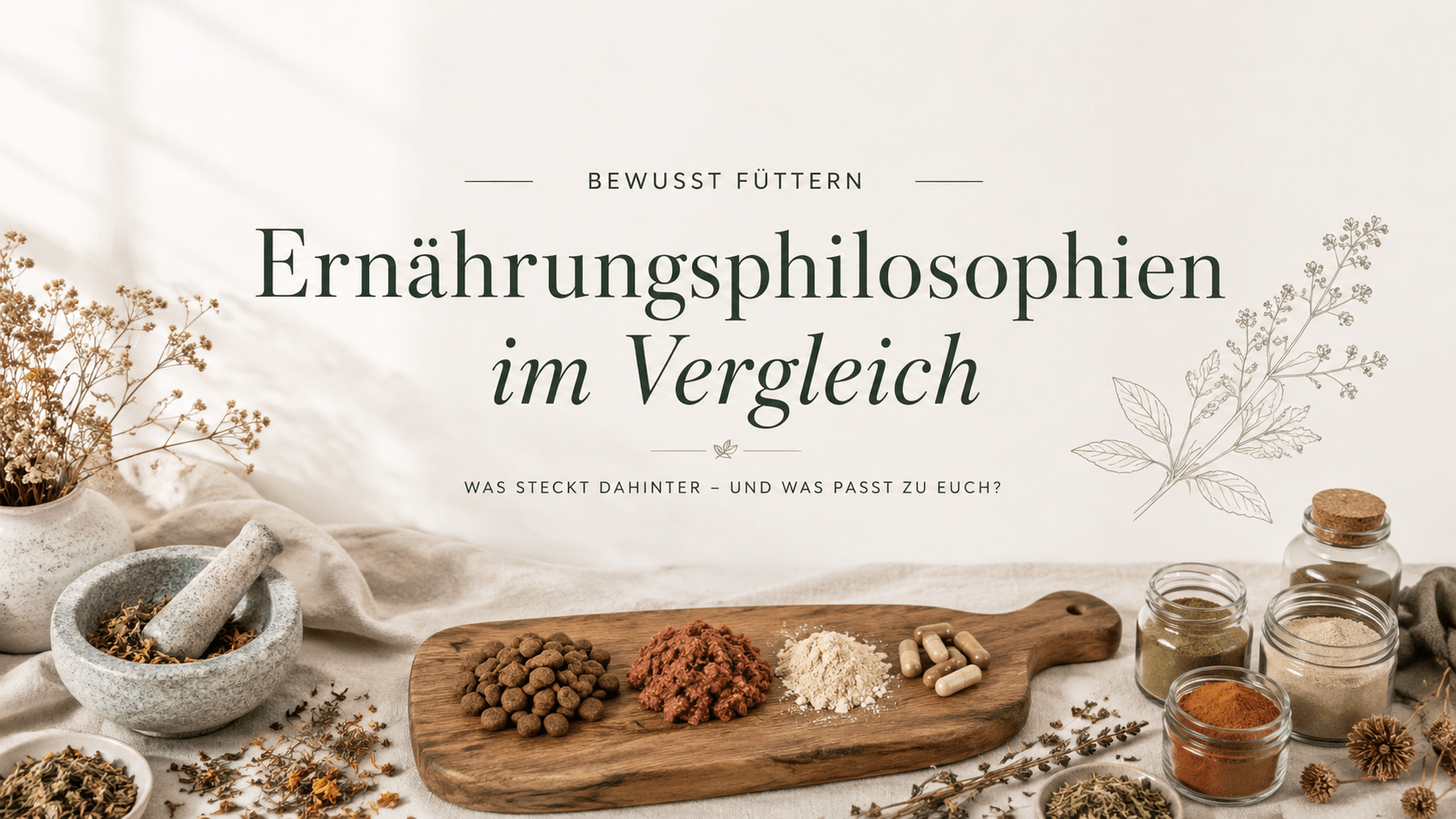 Barf? Kochen? Trockenfutter? Dose?