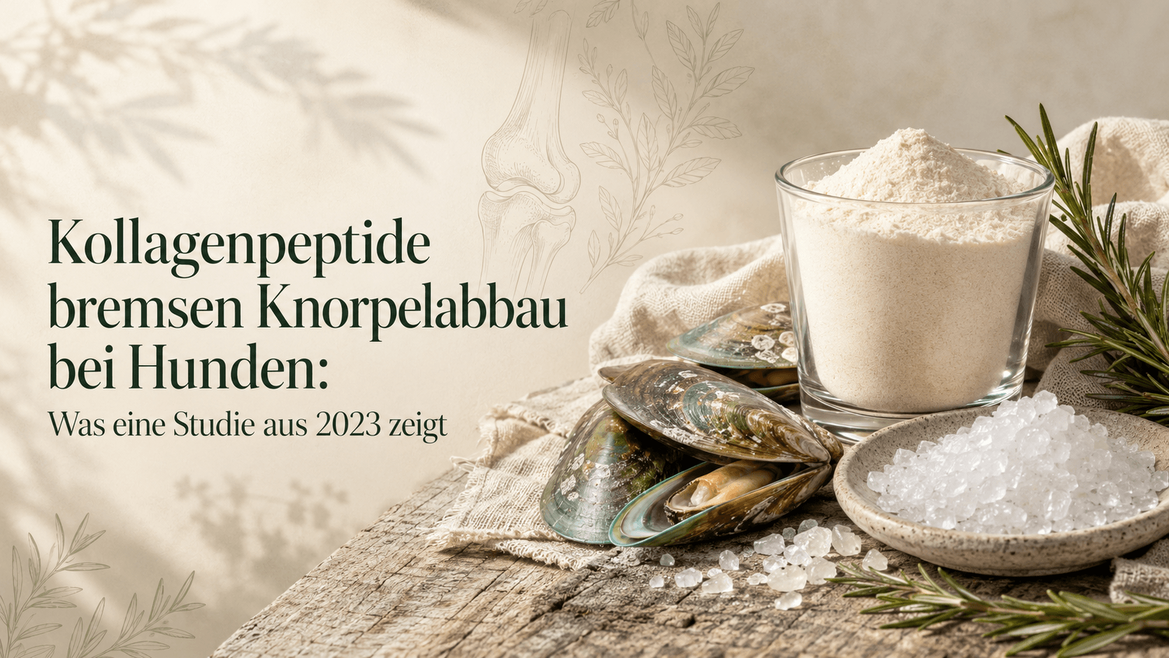 Kollagenpeptide bremsen Knorpelabbau bei Hunden: Was eine Studie aus 2023 zeigt
