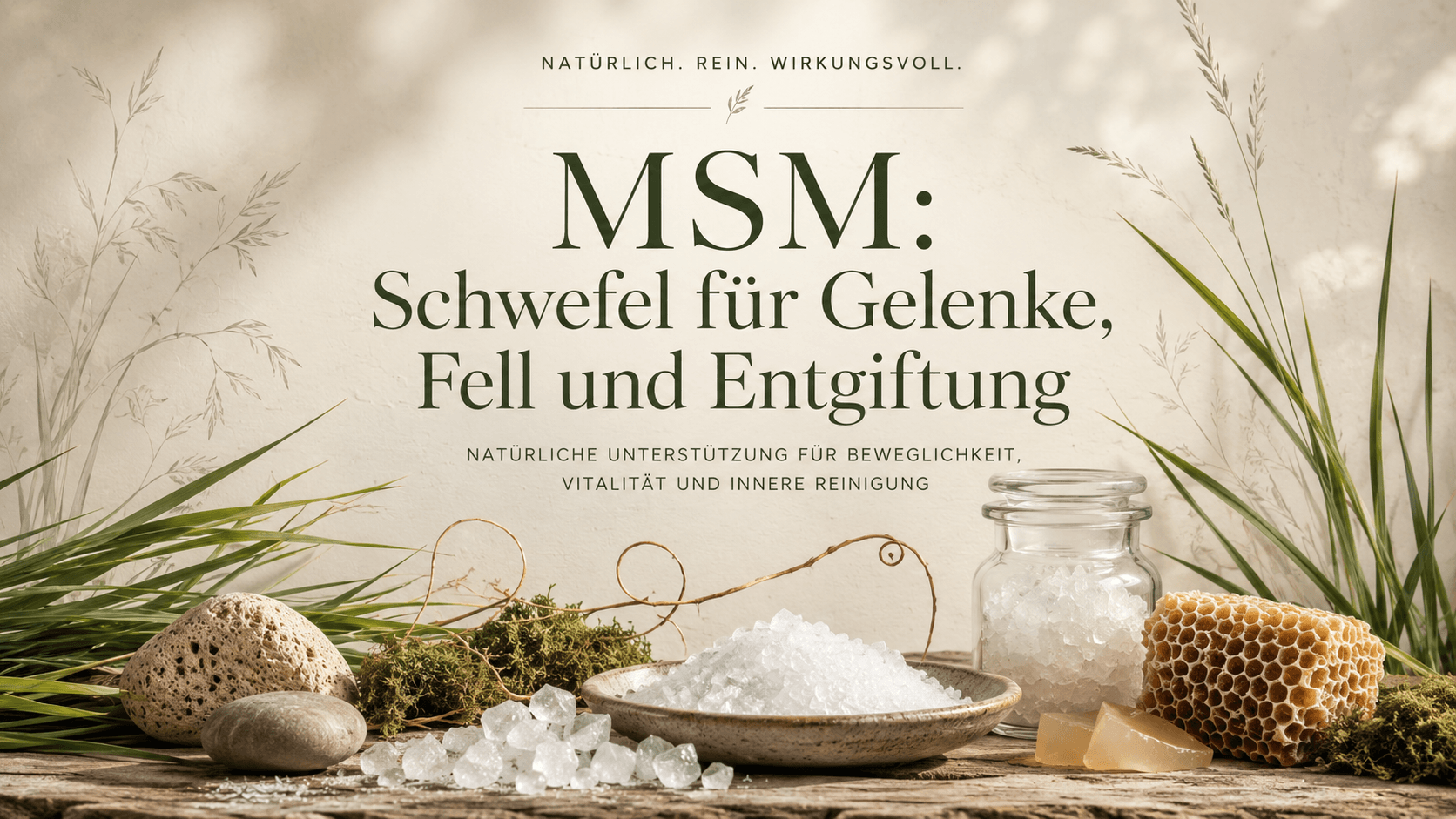 MSM: Schwefel für Gelenke, Fell und Entgiftung