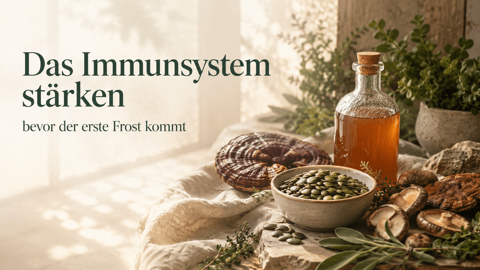 Das Immunsystem stärken, bevor der erste Frost kommt
