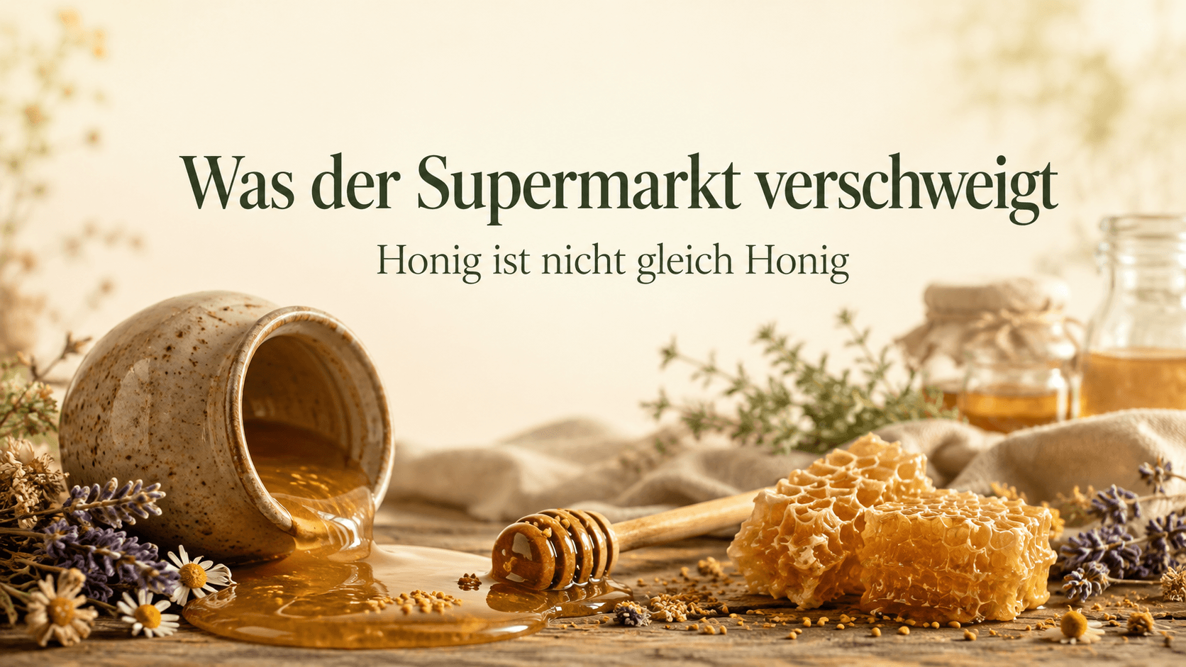 Was der Supermarkt verschweigt: Honig ist nicht gleich Honig